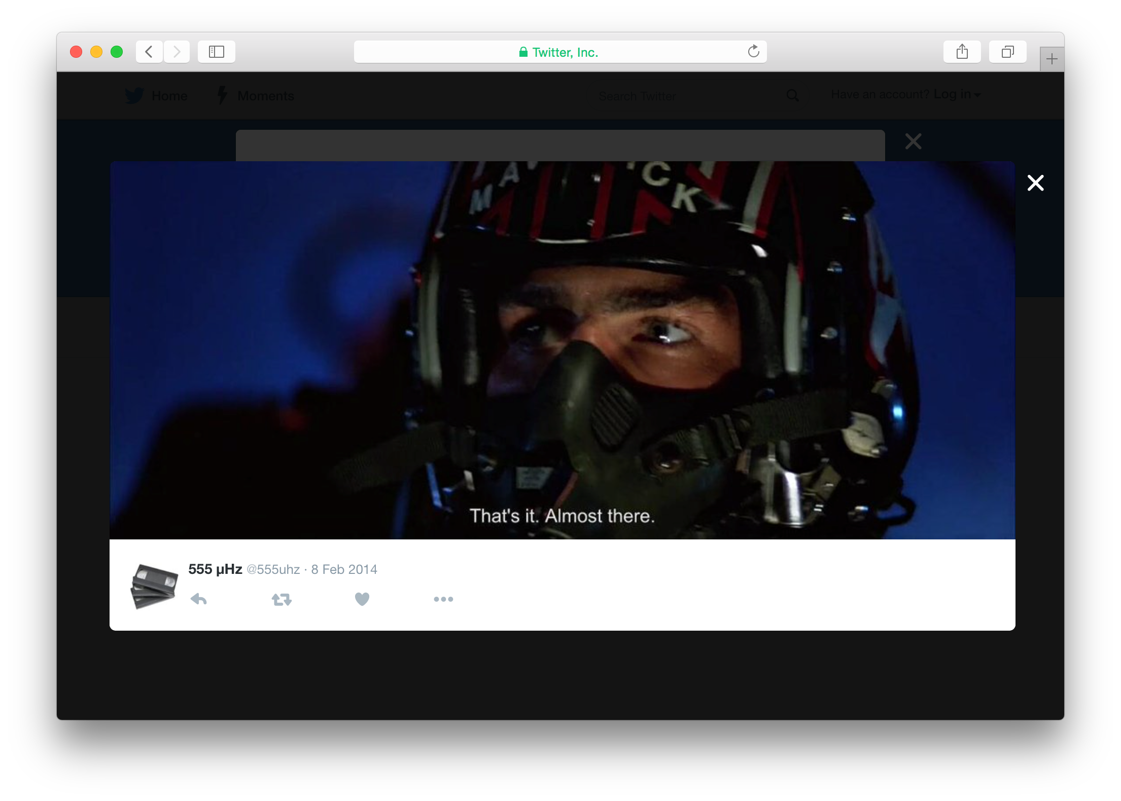 Ramsey Nasser's “555µHz” (2014), a Twitter bot. Ramsey Nasser's “555µHz” (2014), a Twitter bot.