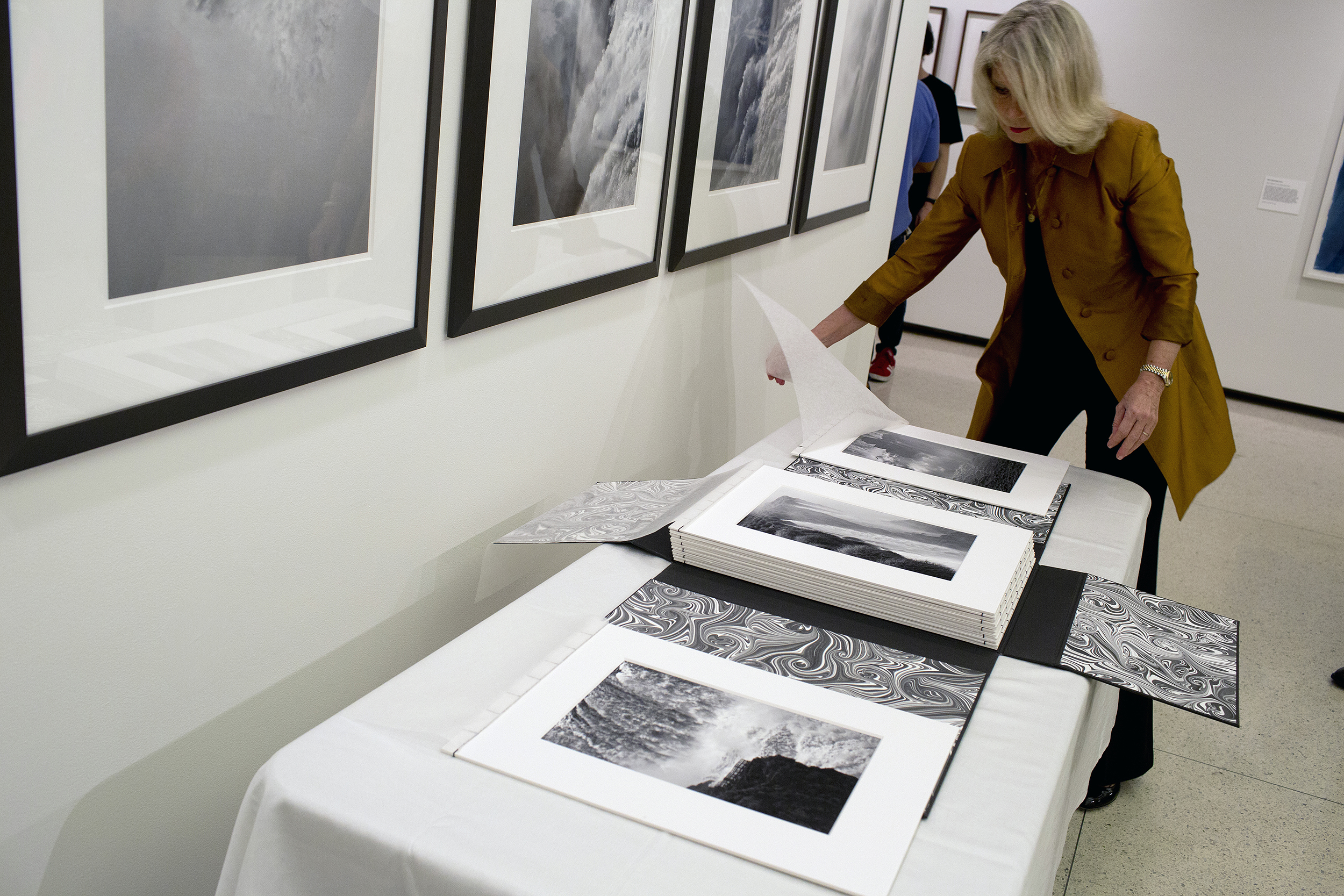 Photographer Lynn Savarese exhibits additional prints of her images featured in the show. Photographer Lynn Savarese exhibits additional prints of her images featured in the show.