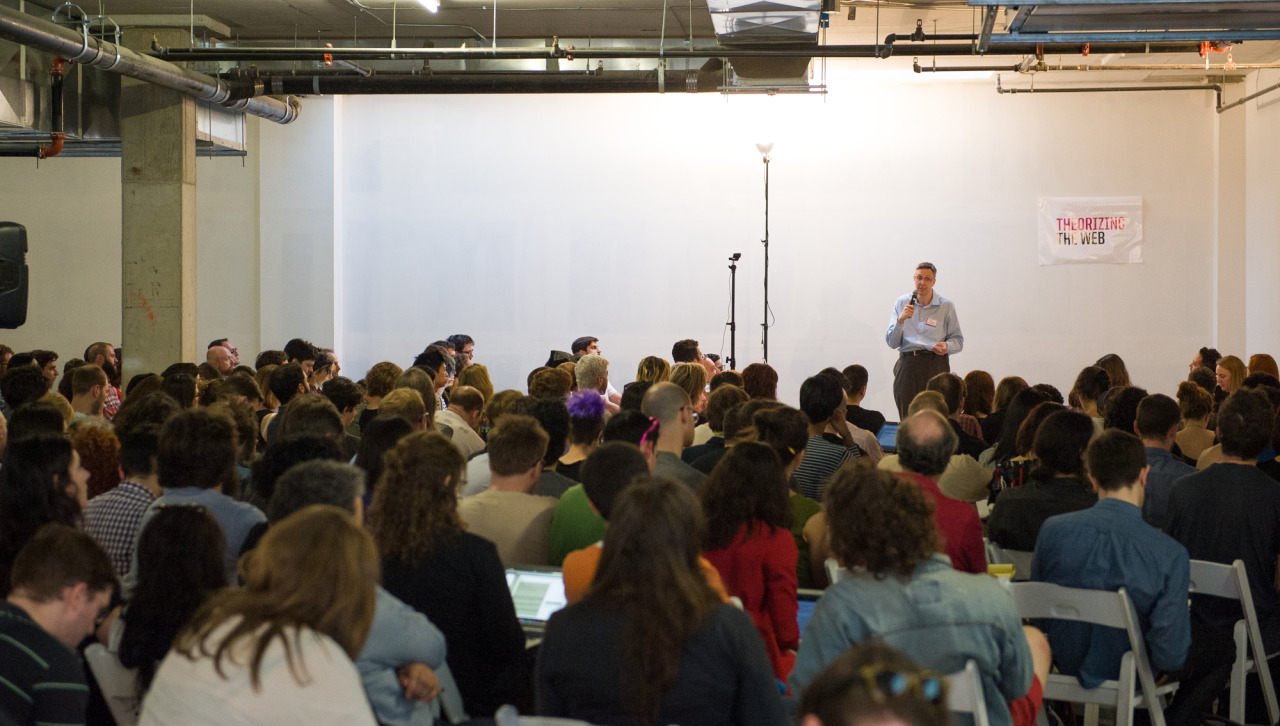 Frank Pasquale speaking on the TtW15 keynote panel on algorithms as social control. Photo: Aaron Thompson