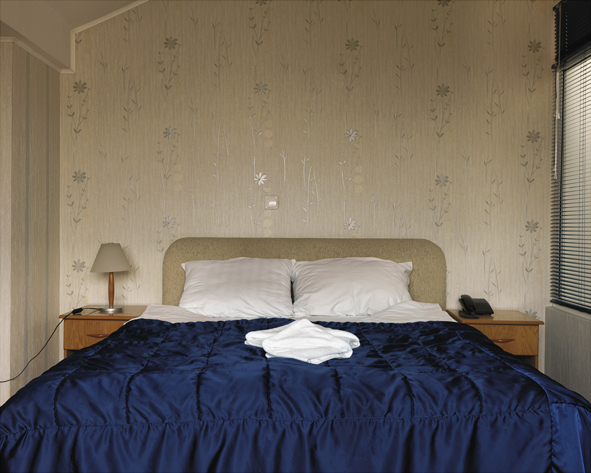Edmund Clark, Room 11, Skopski Merak Hotel, Skopje, Macedonia, from Negative Publicity: Artefacts of Extraordinary Rendition, 2015, by Crofton Black and Edmund Clark Edmund Clark, Room 11, Skopski Merak Hotel, Skopje, Macedonia, from Negative Publicity: Artefacts of Extraordinary Rendition, 2015, by Crofton Black and Edmund Clark