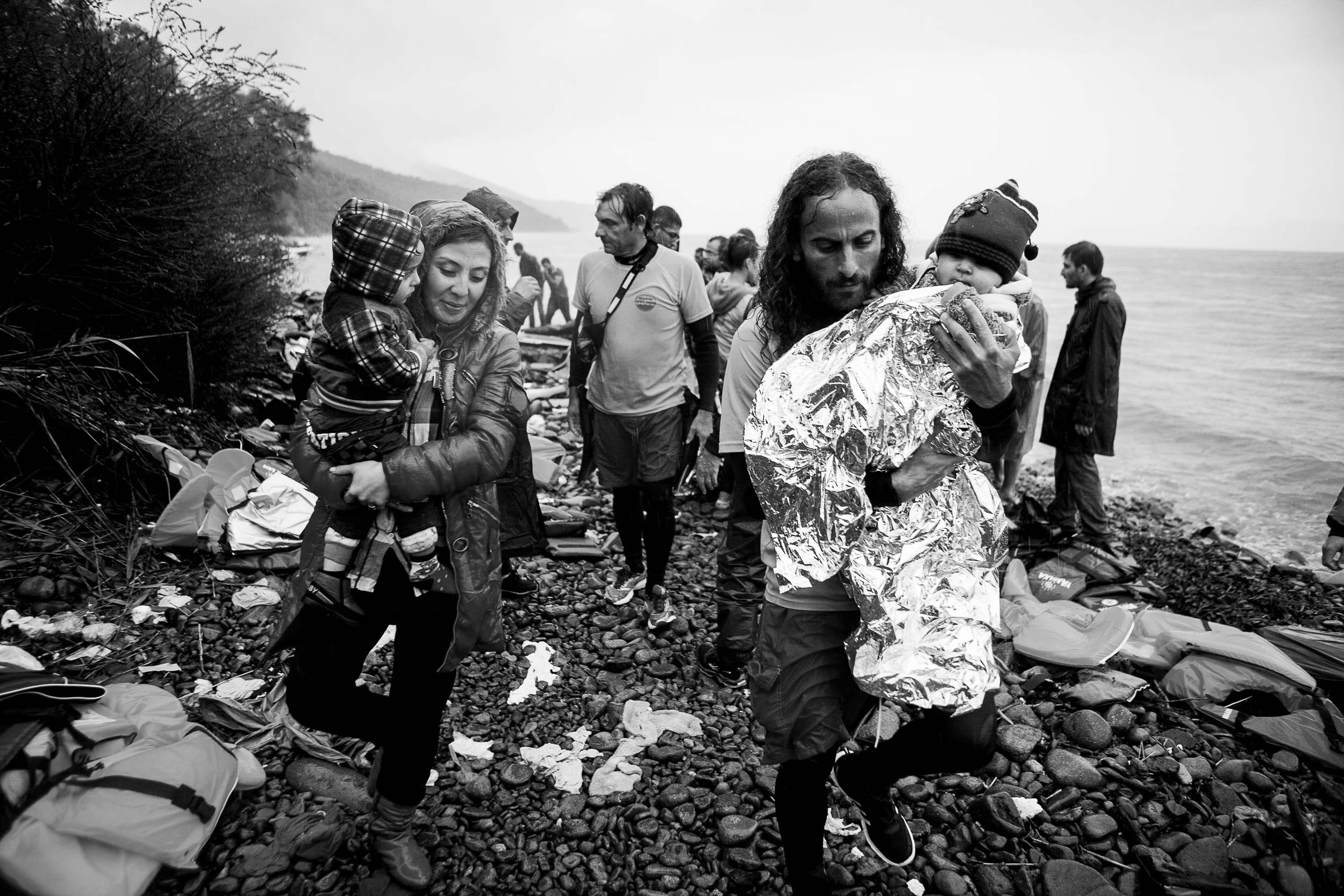 Landing II, from Displaced: Stories from the Syrian Diaspora.