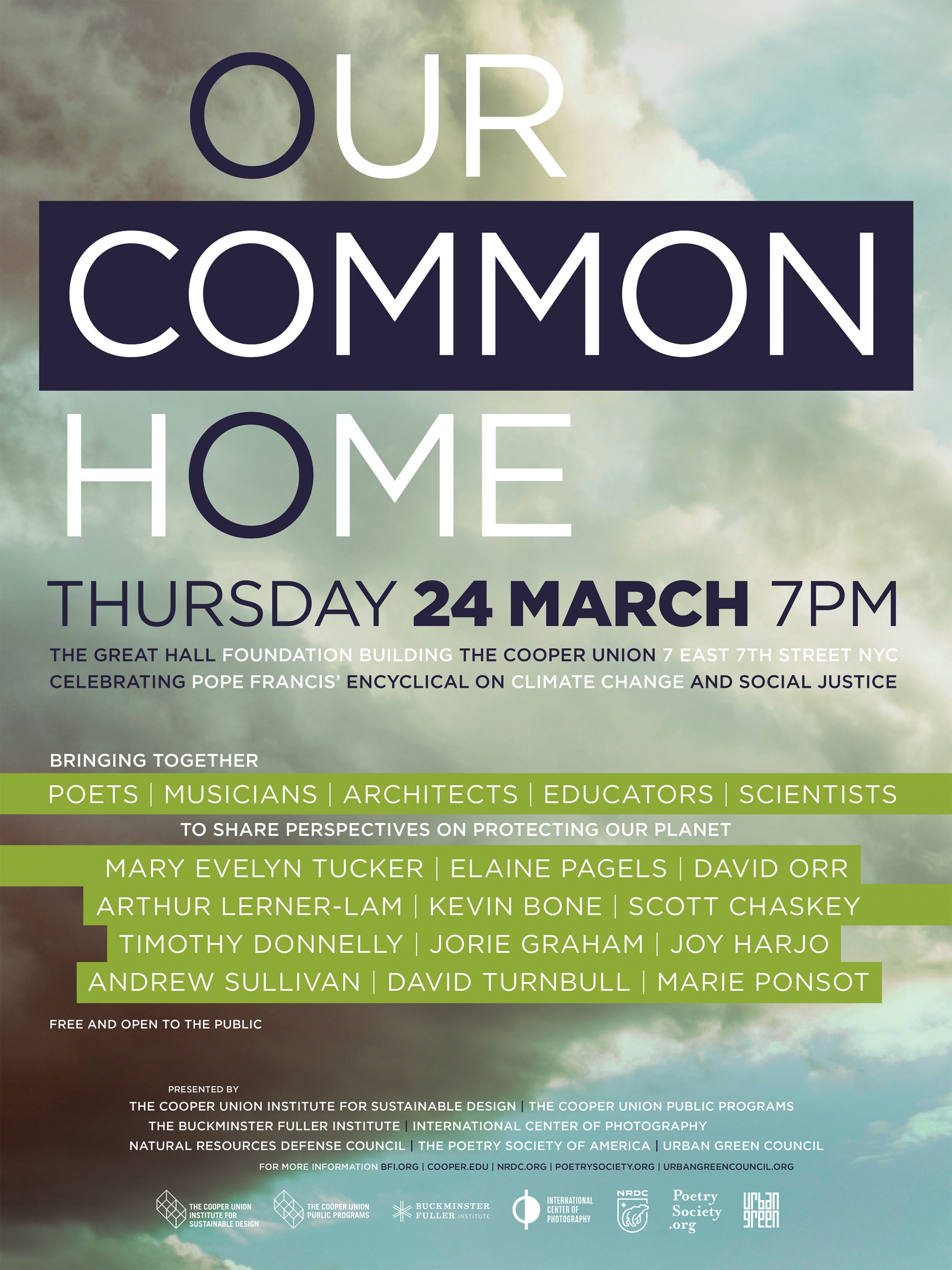 Our Common Home - The Cooper Union Our Common Home - The Cooper Union