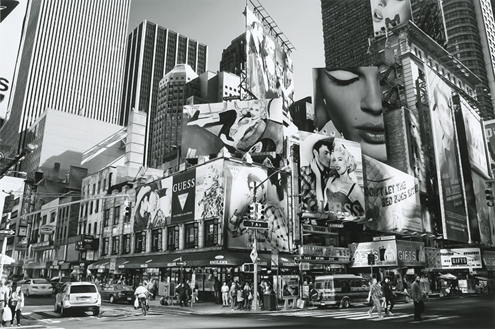 Ray Germann. Theater District. Courtesy of the New York Historical Society. Ray Germann. Theater District. Courtesy of the New York Historical Society.