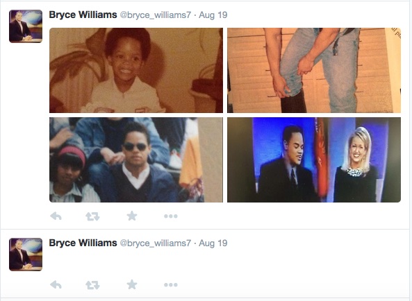 Images of Vester Lee Flanagan II (aka Bryce Williams) posted to Twitter.