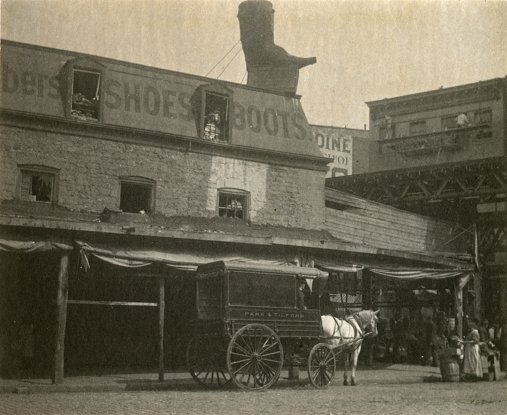Charles Gilbert Hine, Vestry Street. Courtesy of the New York Historical Society.
