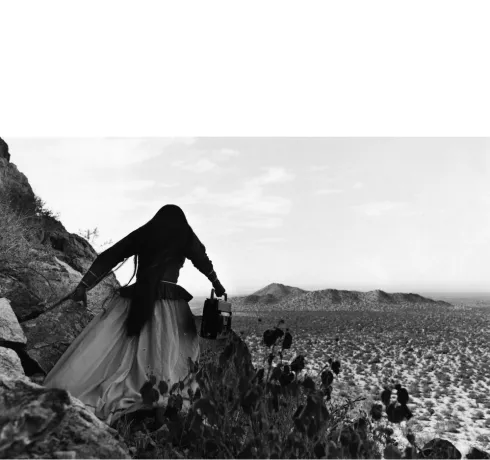 Mujer ángel, Desierto de Sonora, México, 1979
