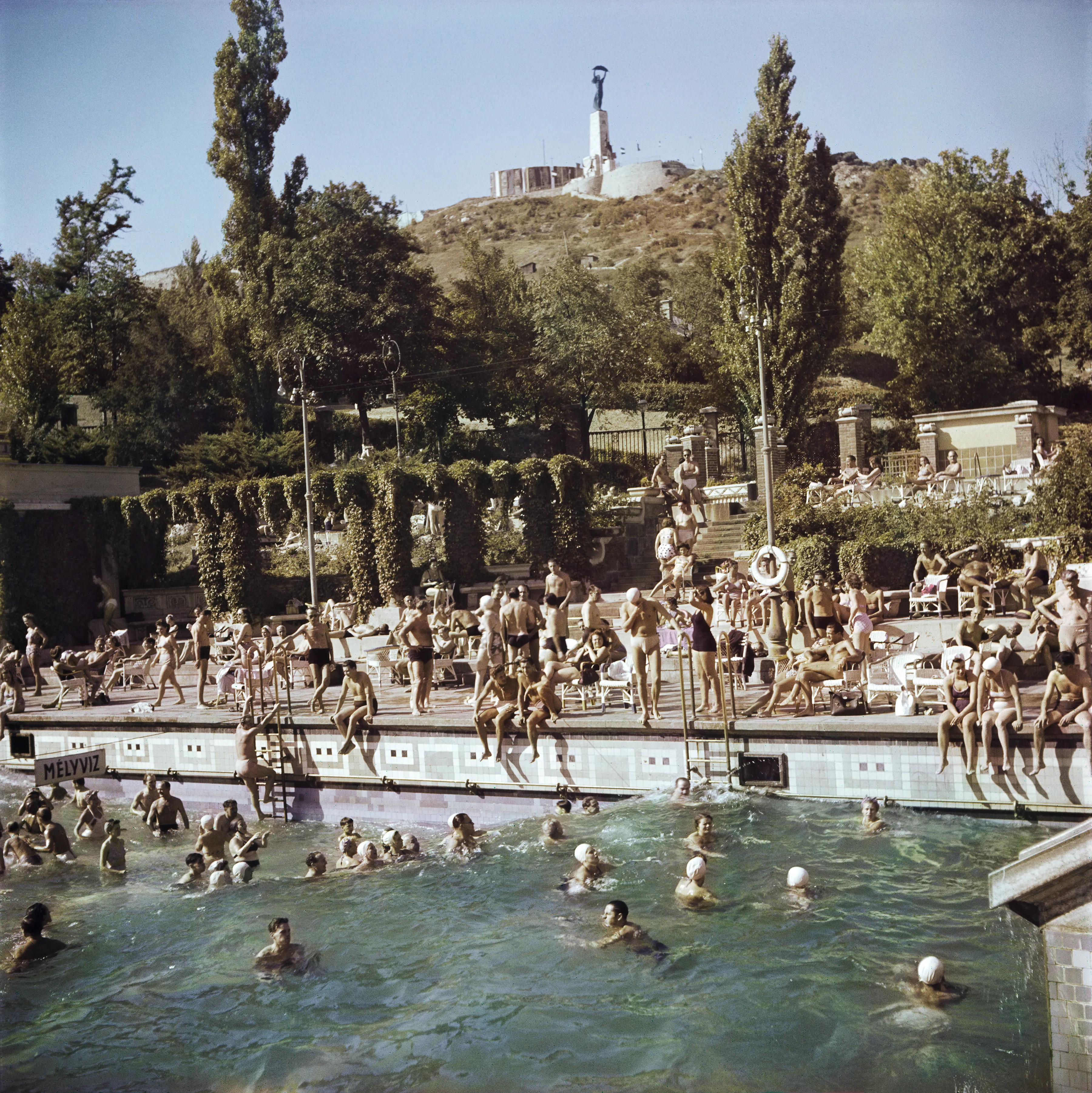 Robert Capa [Pool at Hotel St. Gellért, Budapest] 1948. The Robert Capa and Cornell Capa Archive, 2013