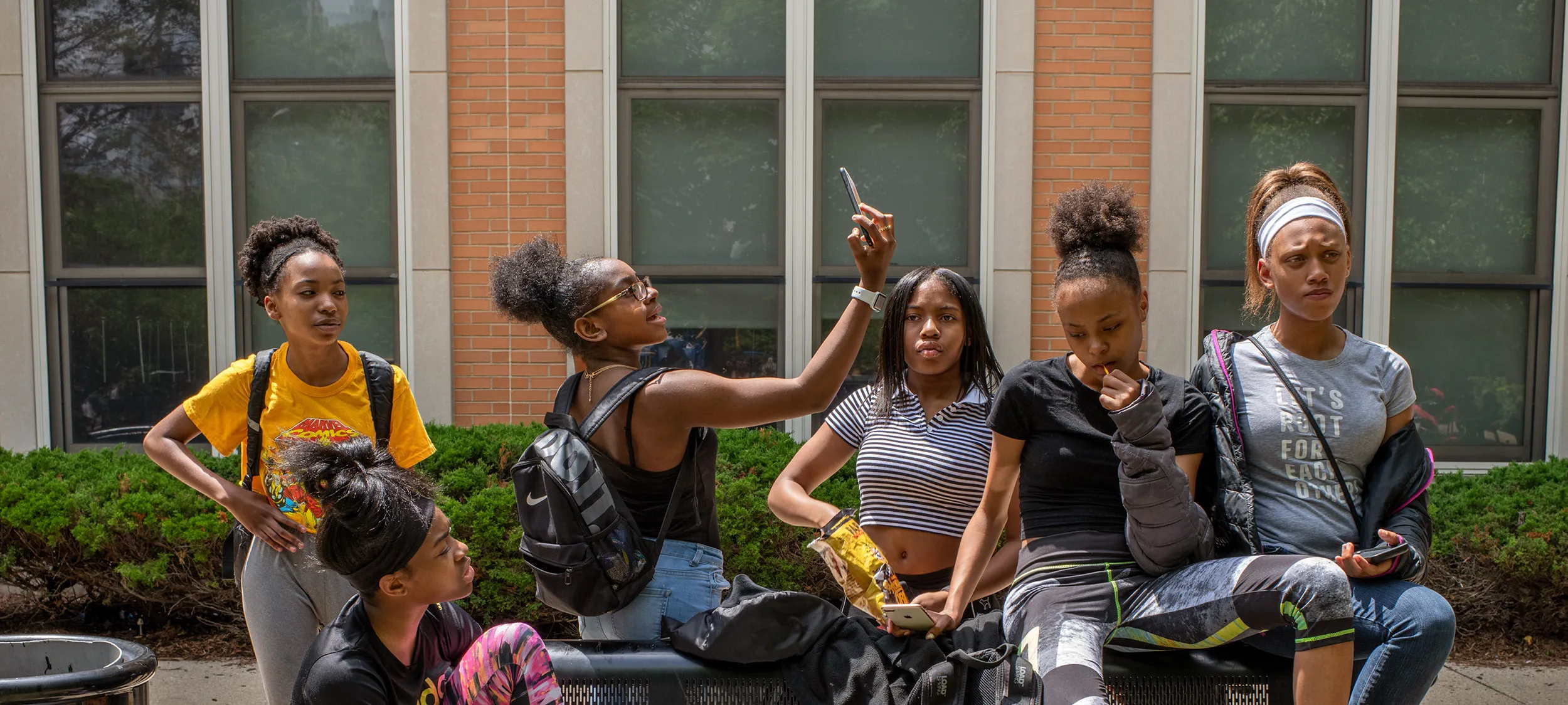 Zydrea, Brooklyn, Akylah and Friends, Ogden-Jenner Middle School, 2019