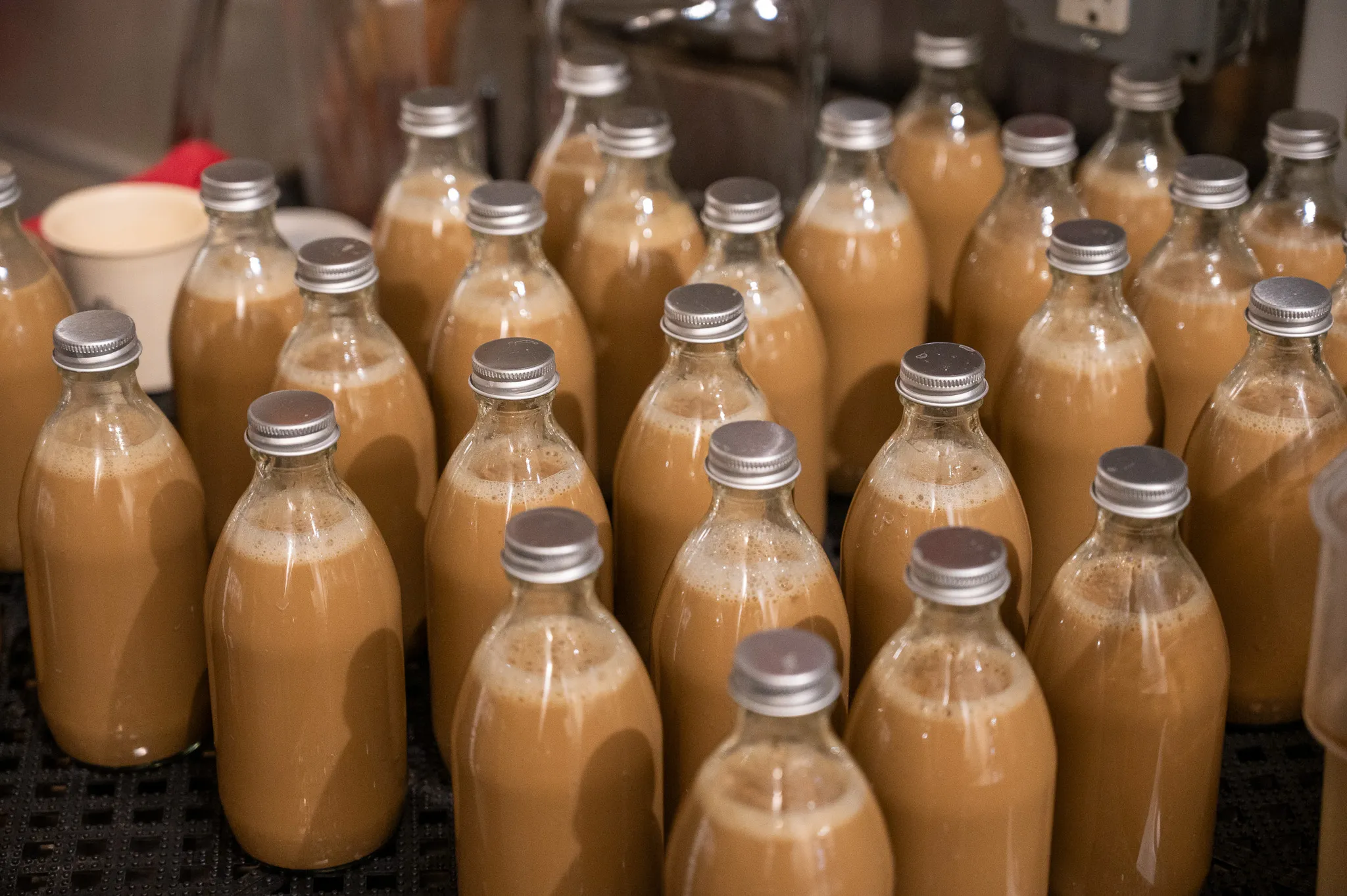 Bottled chai at The Hideout. Image credit: Yuvan Kumar