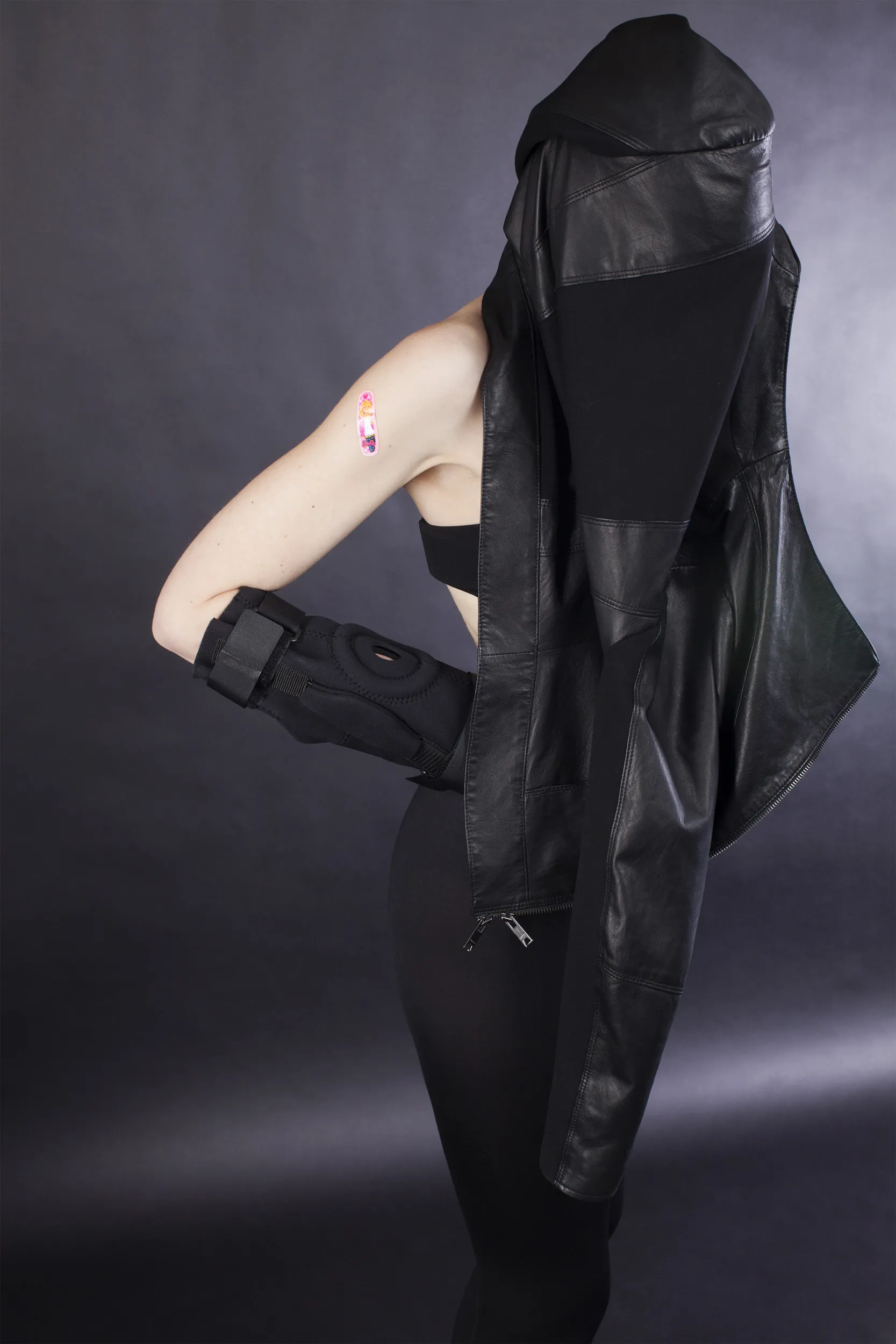 A person posing.