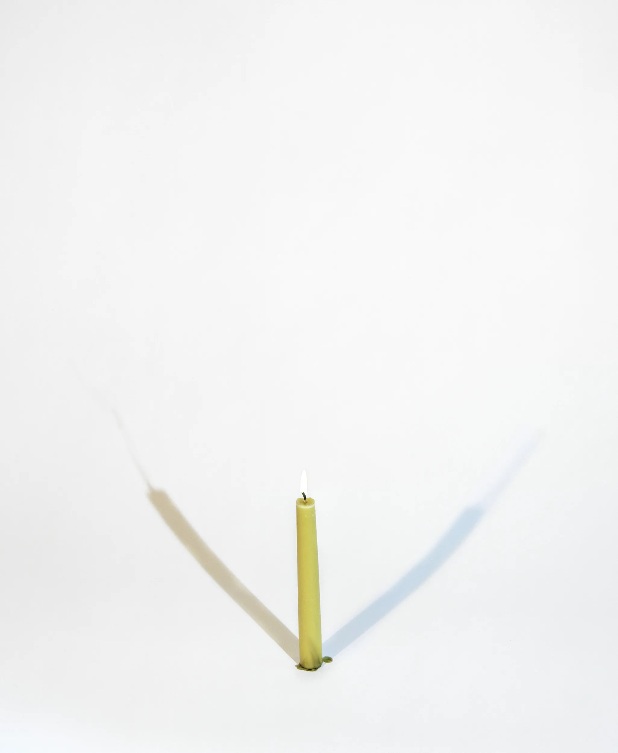 A picture of a lit candle.