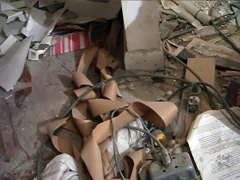 A picture of debris.