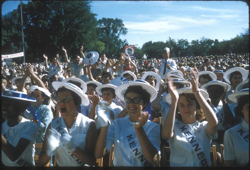 John F. Kennedy supporters, Michigan. 
