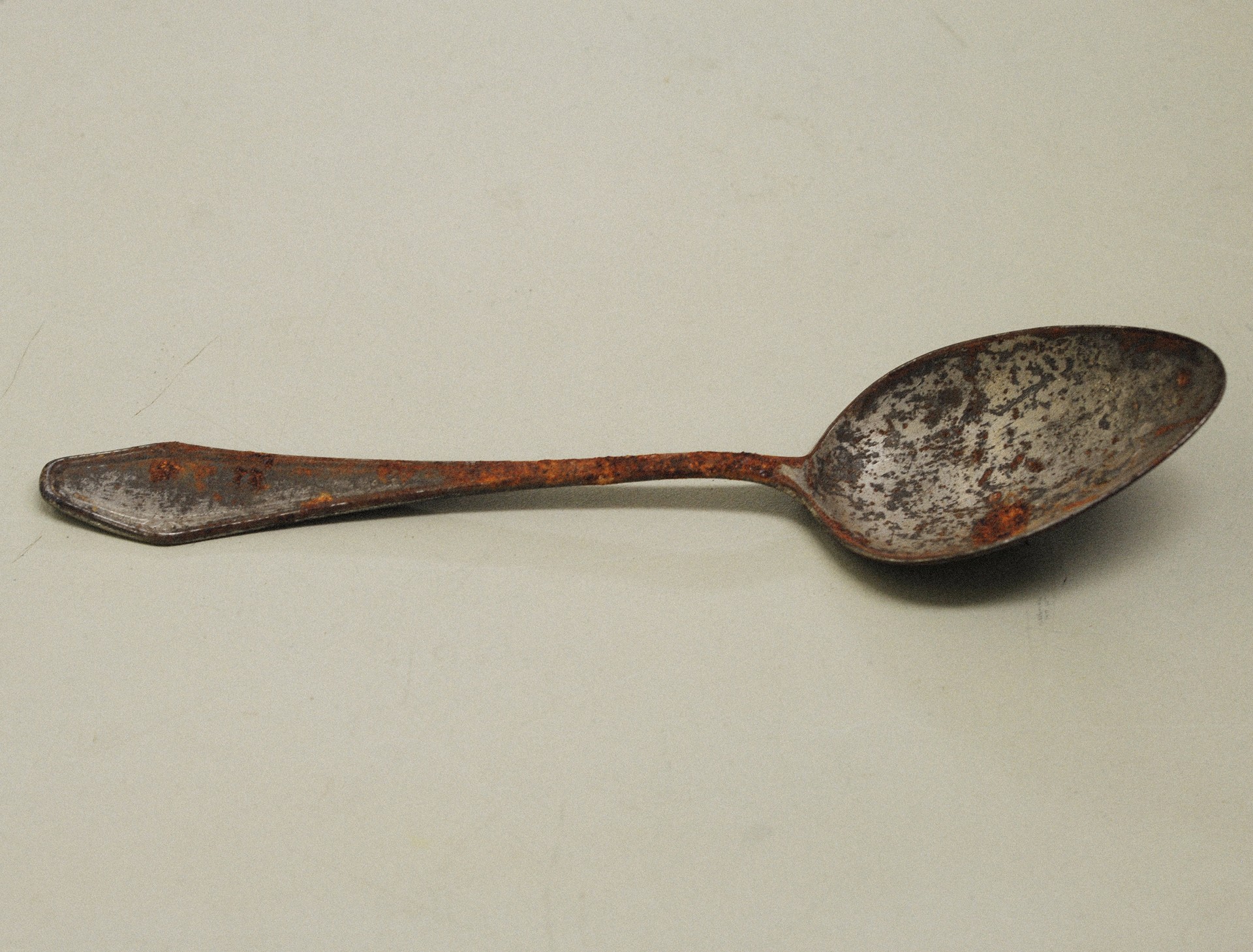 A rusty spoon 