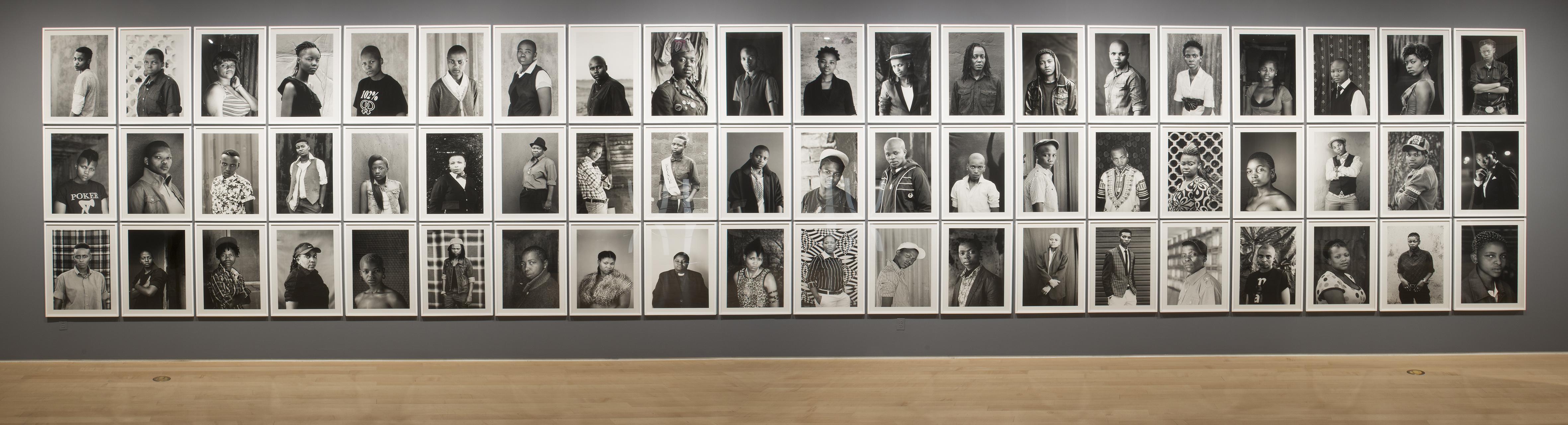 A photography exhibit. 