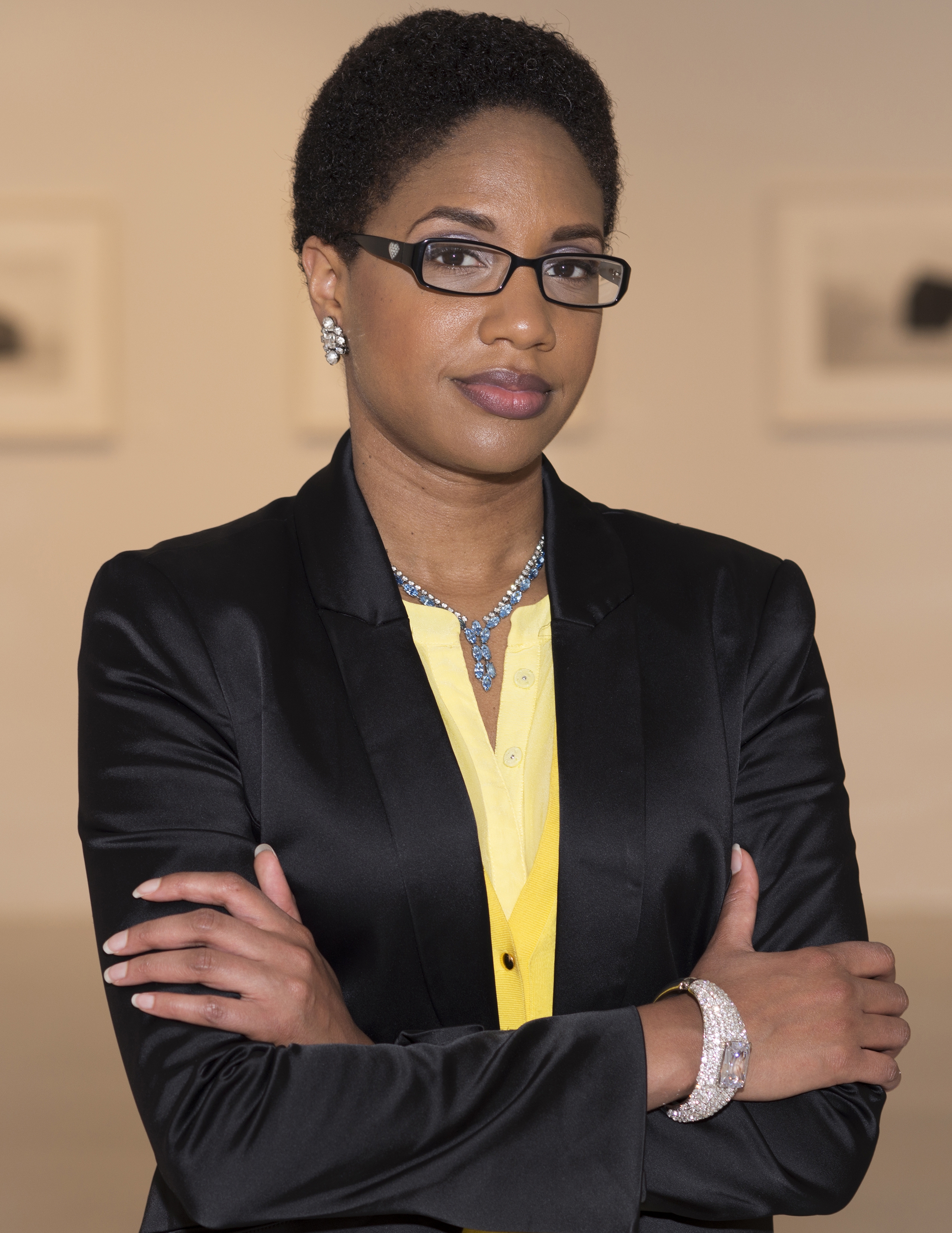 A portrait of a woman.