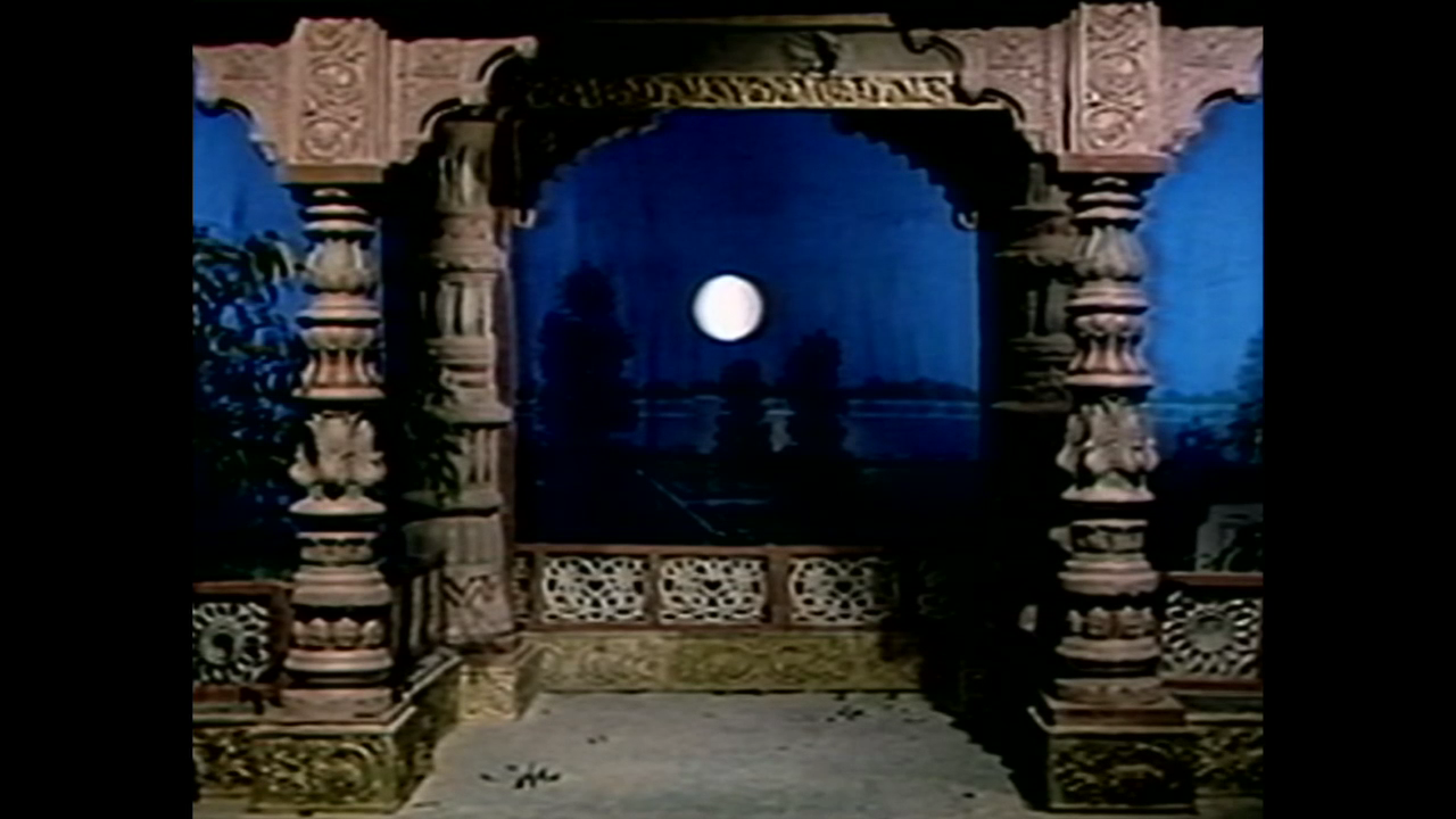 A picture of the moon.