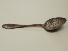 A rusty spoon.