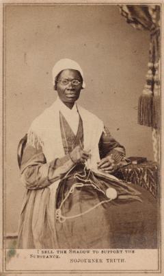 Unidentified Photographer, I Sell the Shadow to Support the Substance. Sojourner Truth, 1864. International Center of Photography, Purchase, with funds provided by the ICP Acquisitions Committee, 2003 (182.2003