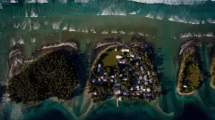 Tiny island.