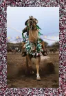 A person riding a horse.