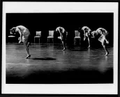 A group of people dancing.