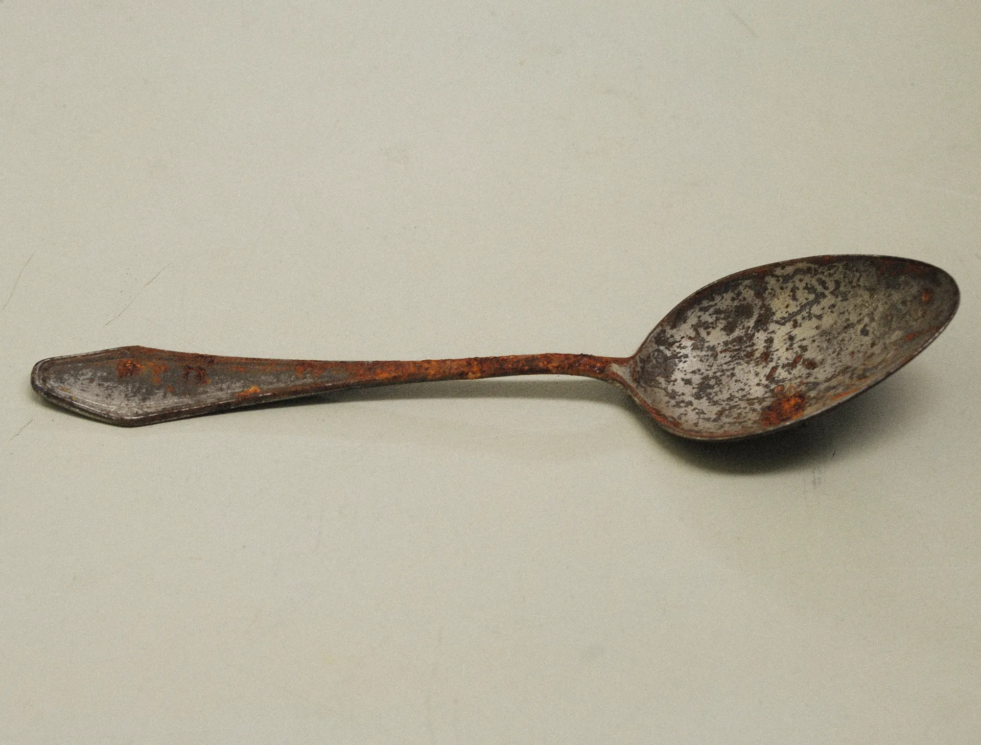 A rusty spoon 