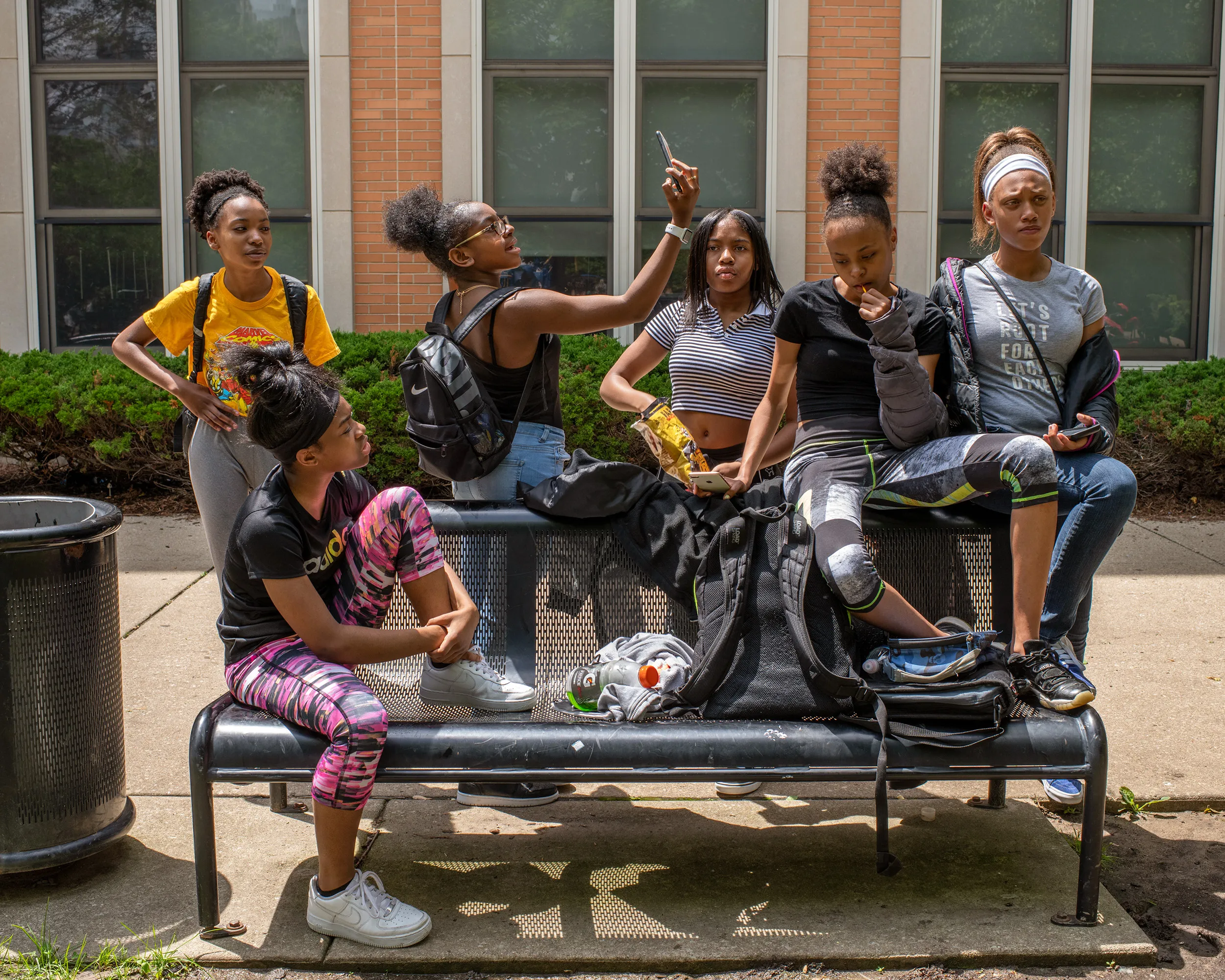 Zydrea, Brooklyn, Akylah and Friends, Ogden-Jenner Middle School, 2019