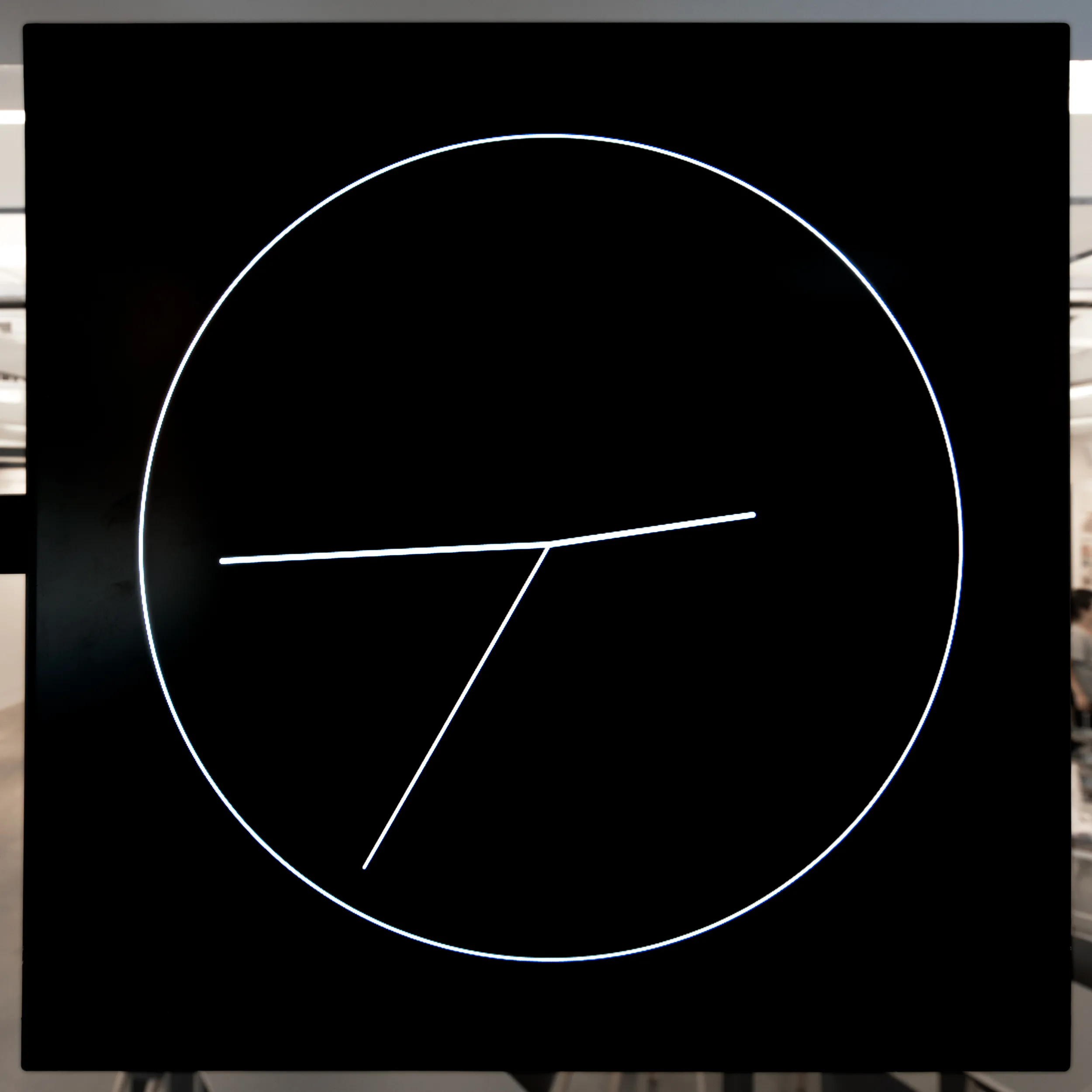 A minimalist clock.