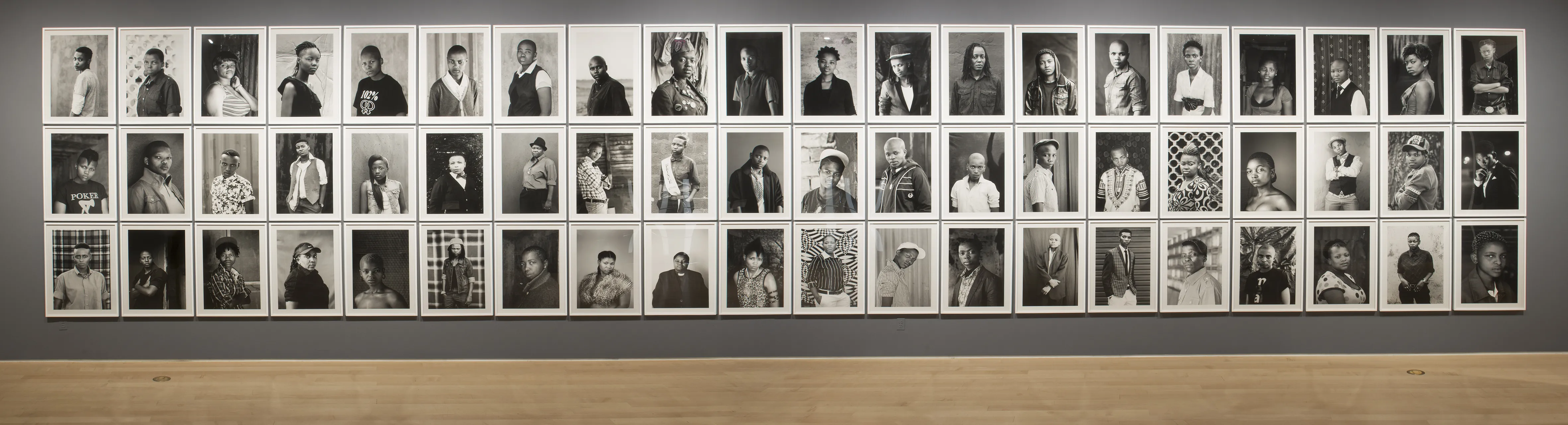 A photography exhibit. 