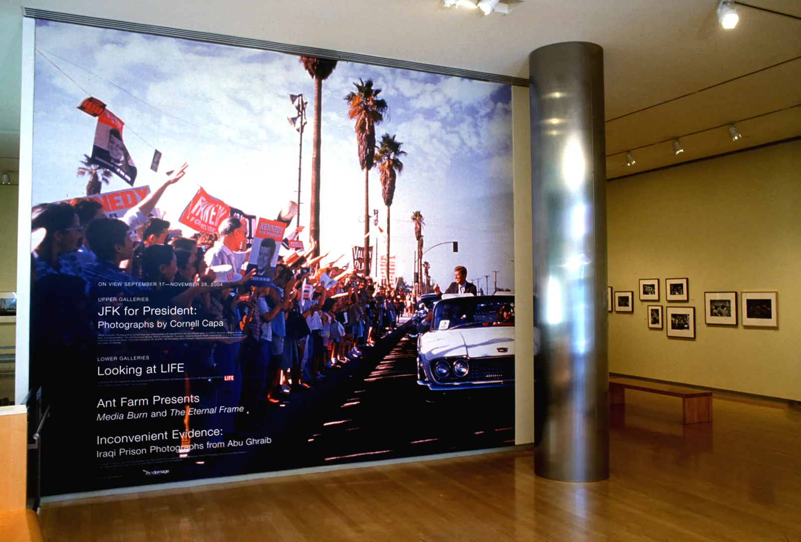 JFK for President by Cornell Capa display