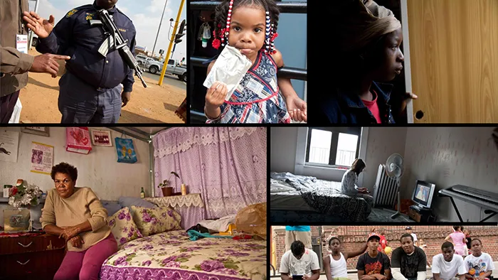 A collage of photos.