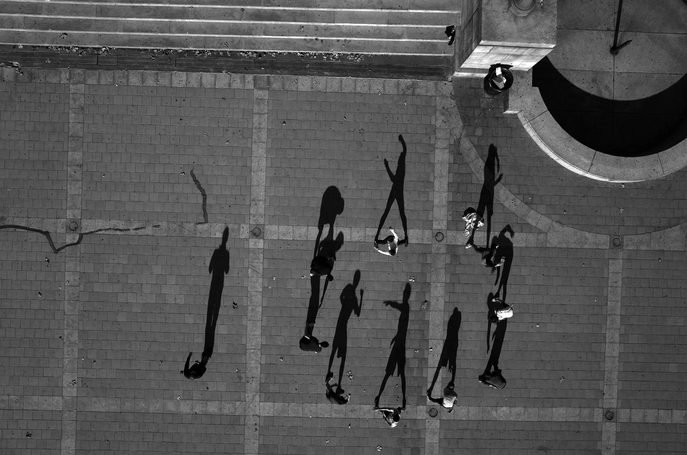 A picture of people outside.