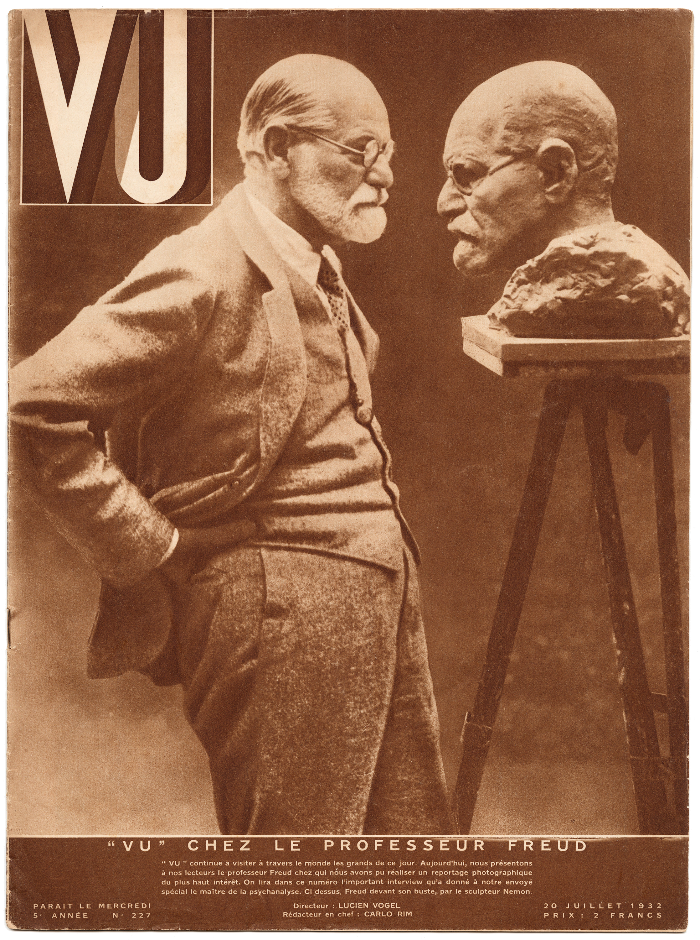 Vu, July 20, 1932, cover. Courtesy of International Center of Photography Vu, July 20, 1932, cover. Courtesy of International Center of Photography